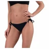 Core Solid String Side Tie Bikini Black