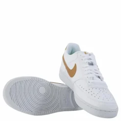 Court Vision Low Next Nature Women's Shoes WHITE/METALLIC GOLD-WHITE