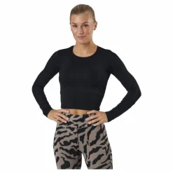 Crop Long Sleeve Black