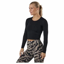 Crop Long Sleeve Black