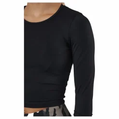 Crop Long Sleeve Black