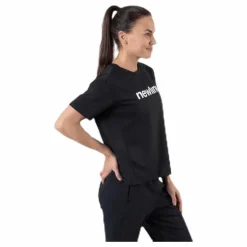 Cropped Tee Black