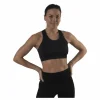 Cross Back Bra Black