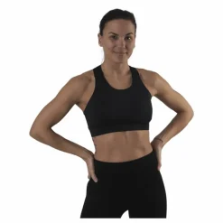 Cross Back Bra Black
