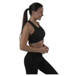 Cross Back Bra Black