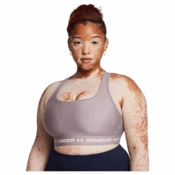 Crossback Mid Bra Tetra Gray