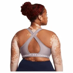 Crossback Mid Bra Tetra Gray