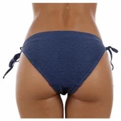 Daisy Crochet Tie Tanga Blue