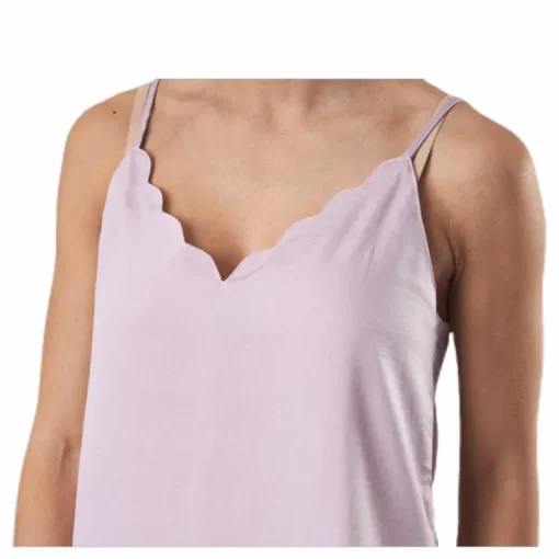 Debbie Singlet Wvn Pink