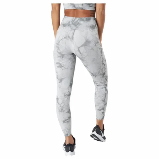 Define Seamless Tie Dye Tights Grey Melange