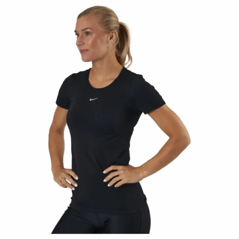 Dri-FIT ADV Aura Women's Slim-Fit Short-Sleeve Top BLACK/REFLECTIVE SILV