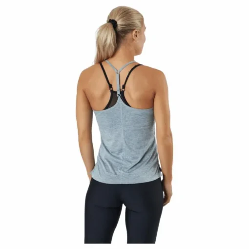 Dri-FIT One Elastika Women's Standard Fit Tank PARTICLE GREY/HTR/BLACK