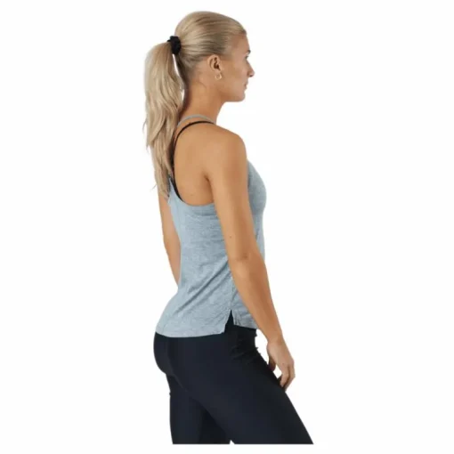 Dri-FIT One Elastika Women's Standard Fit Tank PARTICLE GREY/HTR/BLACK
