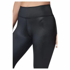 Dri-FIT One Women's Mid-Rise Shine Leggings BLACK/WHITE