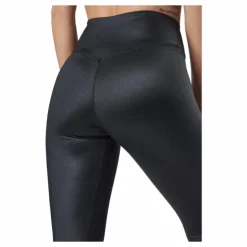 Dri-FIT One Women's Mid-Rise Shine Leggings BLACK/WHITE