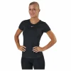 Dri-FIT One Women's Slim Fit Short-Sleeve Top BLACK/WHITE