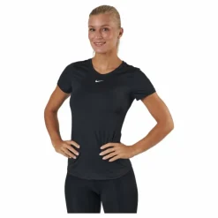 Dri-FIT One Women's Slim Fit Short-Sleeve Top BLACK/WHITE