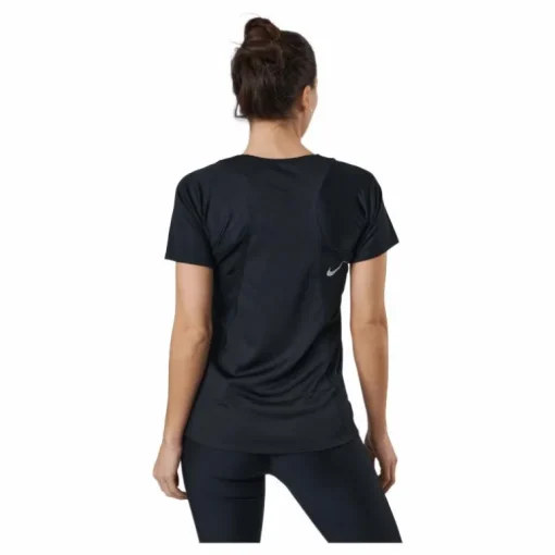 Dri-FIT Race Women's Short-Sleeve Running Top BLACK/REFLECTIVE SILV