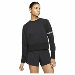 Dry Get Fit Fleece Crew White/Black