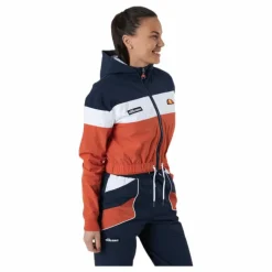 El Sambry Crop Track Top Orange