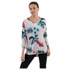 Elcos 4/5 Aop Top Jrs Pink