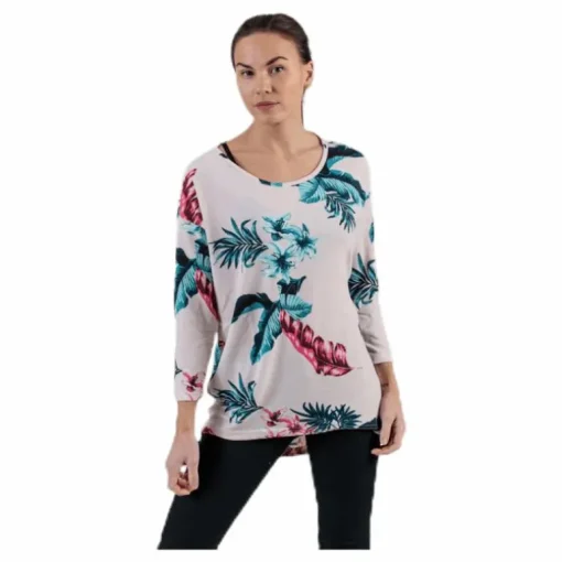 Elcos 4/5 Aop Top Jrs Pink