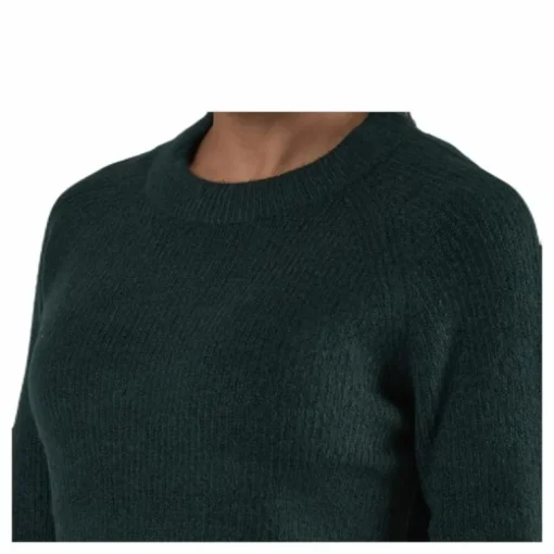 Ellen Ls O-Neck Knit Green