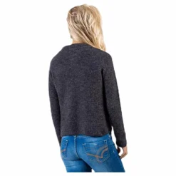 Ellen Ls O-Neck Knit Grey