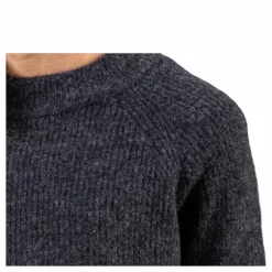 Ellen Ls O-Neck Knit Grey