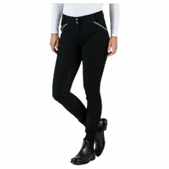 Emily Riding Pants w. Silicon Black