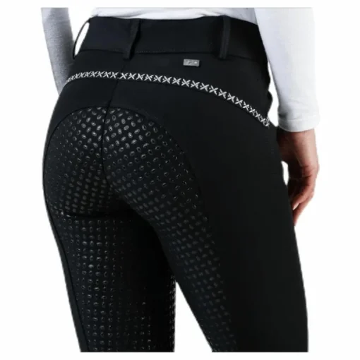 Emily Riding Pants w. Silicon Black