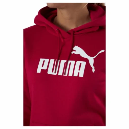 Ess Logo Hoodie Fl (s) Persian Red