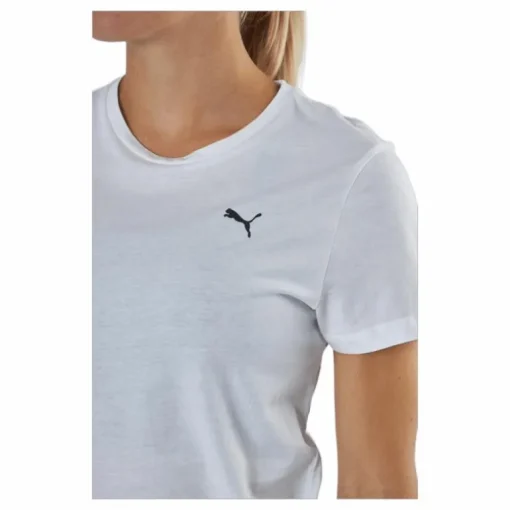 Ess Small Logo Tee Puma White-cat