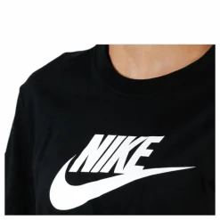 Essential Icon Crop Futura Tee White/Black