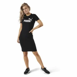 Essential Slim Tee Dress Black