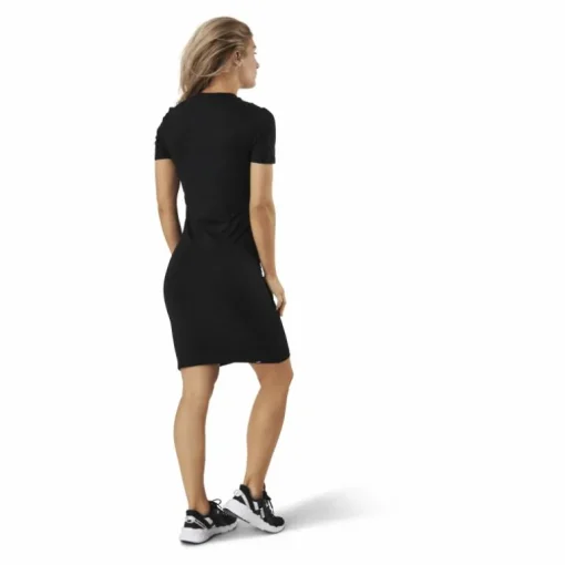 Essential Slim Tee Dress Black