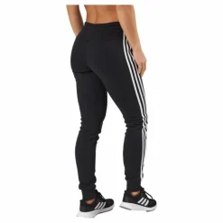 Essentials Fleece 3-Stripes Joggers Black