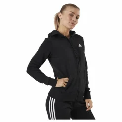 Essentials Full-Zip Hoodie Black / White
