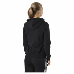 Essentials Full-Zip Hoodie Black / White