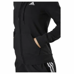 Essentials Full-Zip Hoodie Black / White