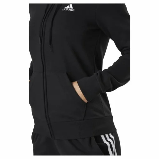 Essentials Full-Zip Hoodie Black / White