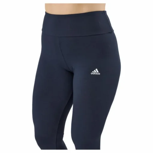 ESSENTIALS HIGH-WAISTED LOGO LEGGINGS Legend Ink / White