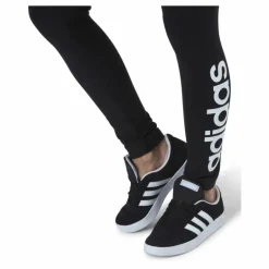 ESSENTIALS HIGH-WAISTED LOGO LEGGINGS Black / White