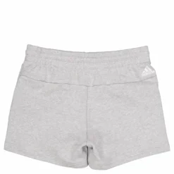 Essentials Linear French Terry Shorts Medium Grey Heather / White