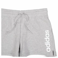 Essentials Linear French Terry Shorts Medium Grey Heather / White