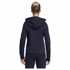 Essentials Linear Full Zip Hoodie Legend Ink / White