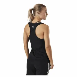 Essentials Loose Logo Tank Top Black / White