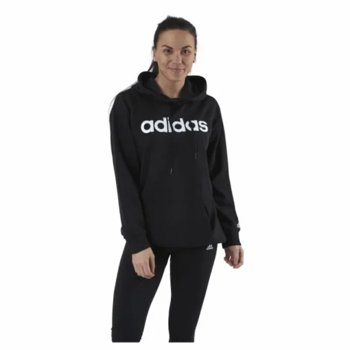 Essentials Oversized Hoodie Black / White