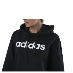 Essentials Oversized Hoodie Black / White