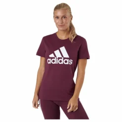 Essentials Regular T-Shirt Victory Crimson / White
